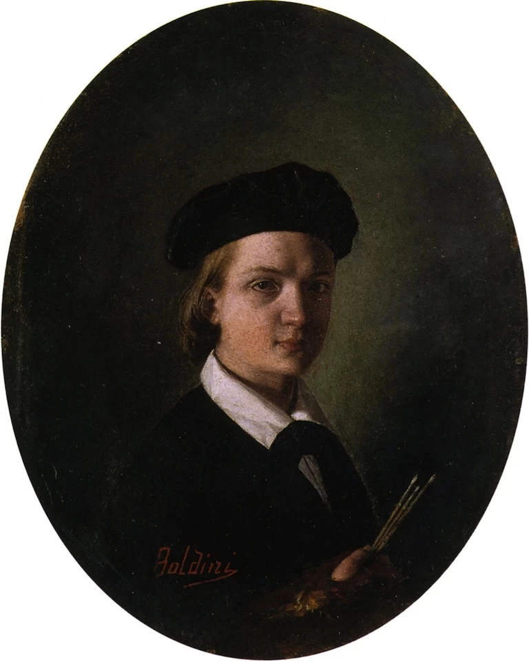 Autoritratto giovanile - Museo Giovanni Boldini, Ferrara